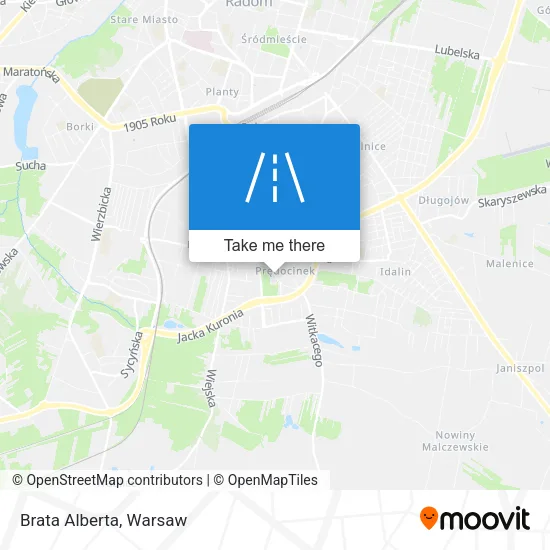 Карта Brata Alberta