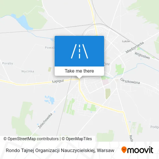 Карта Rondo Tajnej Organizacji Nauczycielskiej
