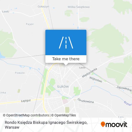 Rondo Księdza Biskupa Ignacego Świrskiego map