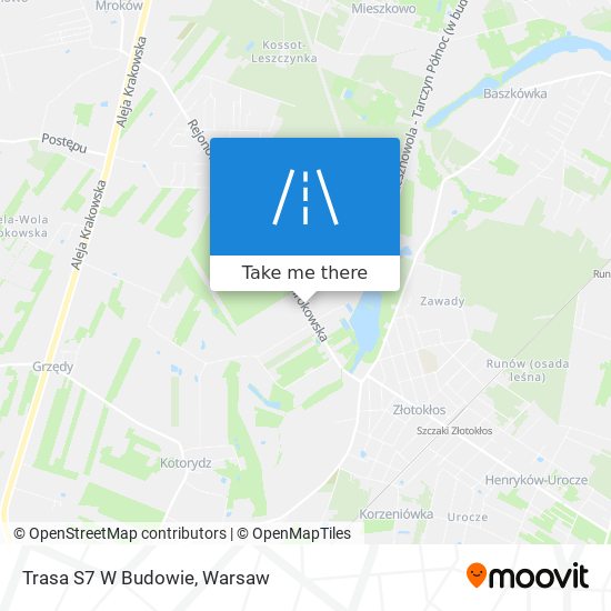 Trasa S7 W Budowie map