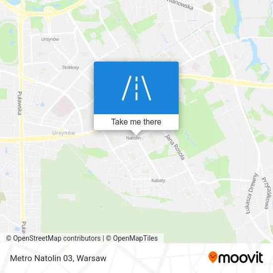 Карта Metro Natolin 03