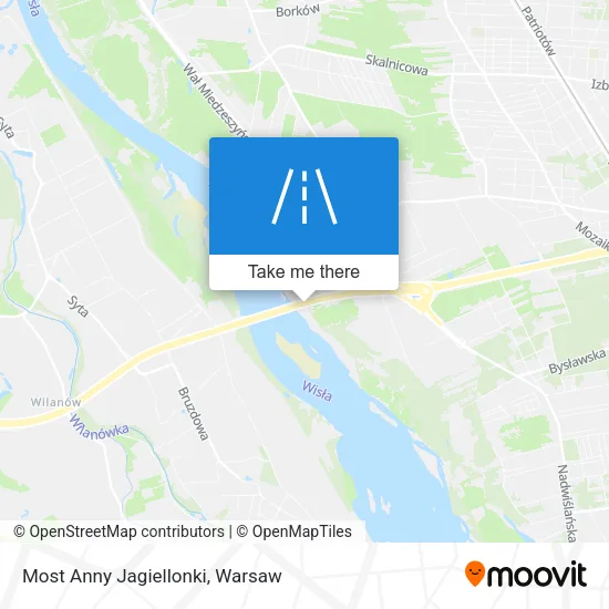 Карта Most Anny Jagiellonki