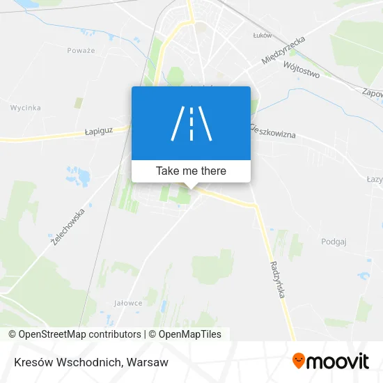 Карта Kresów Wschodnich