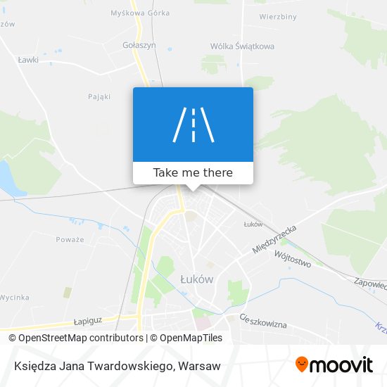 Księdza Jana Twardowskiego map