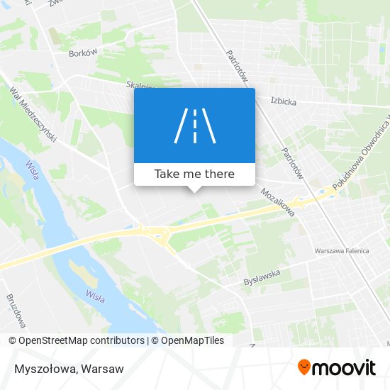 Myszołowa map