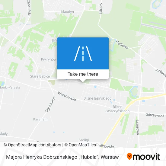 Majora Henryka Dobrzańskiego „Hubala” map