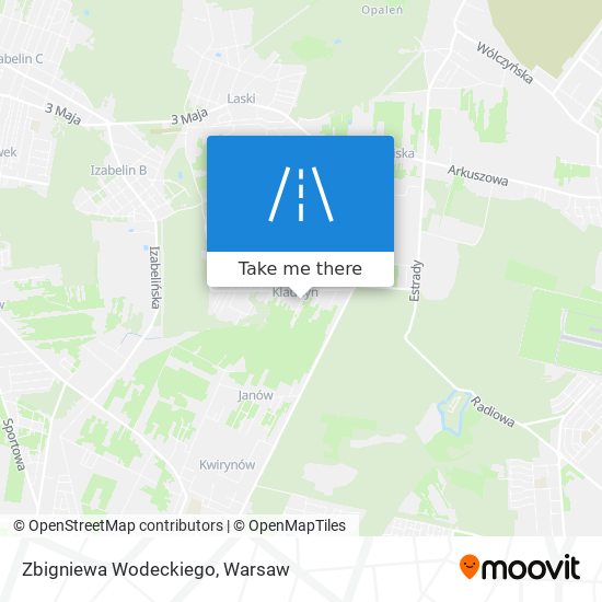 Zbigniewa Wodeckiego map