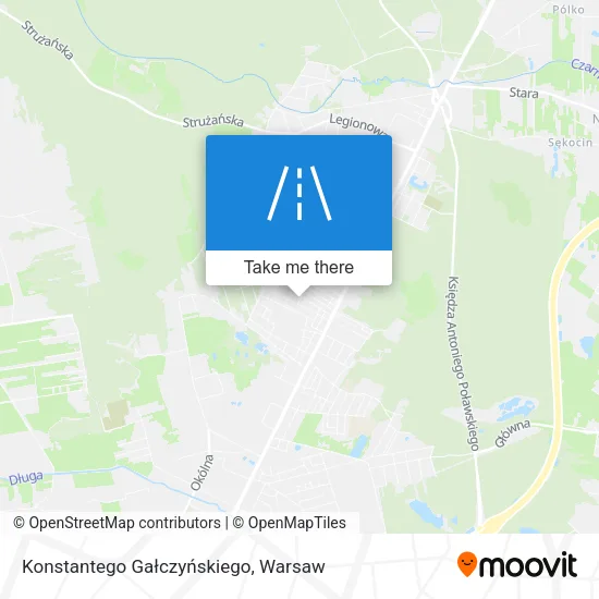 Карта Konstantego Gałczyńskiego