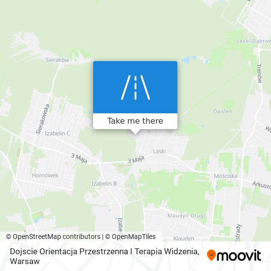 Dojscie Orientacja Przestrzenna I Terapia Widzenia map