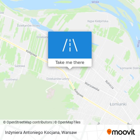 Inżyniera Antoniego Kocjana map