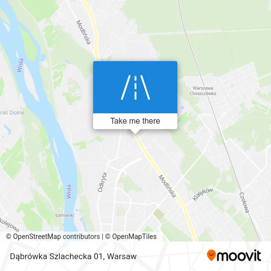Карта Dąbrówka Szlachecka 01