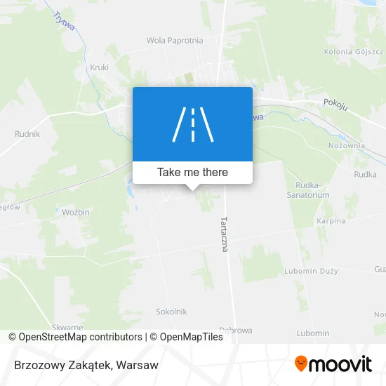 Карта Brzozowy Zakątek