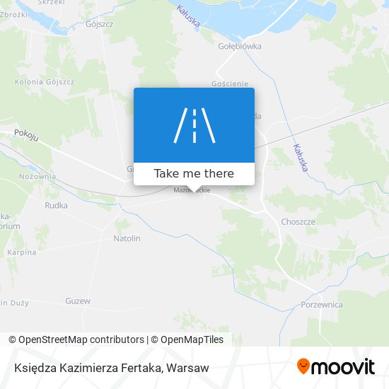 Księdza Kazimierza Fertaka map