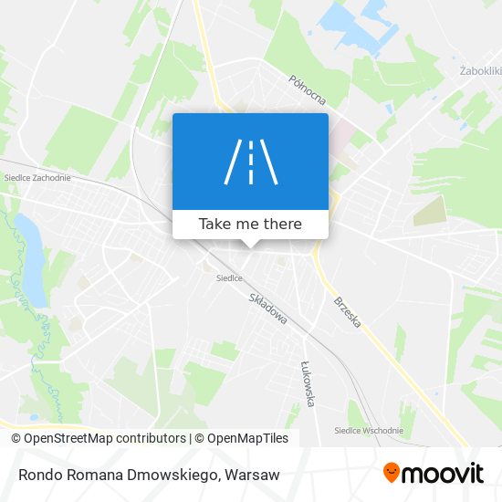 Rondo Romana Dmowskiego map