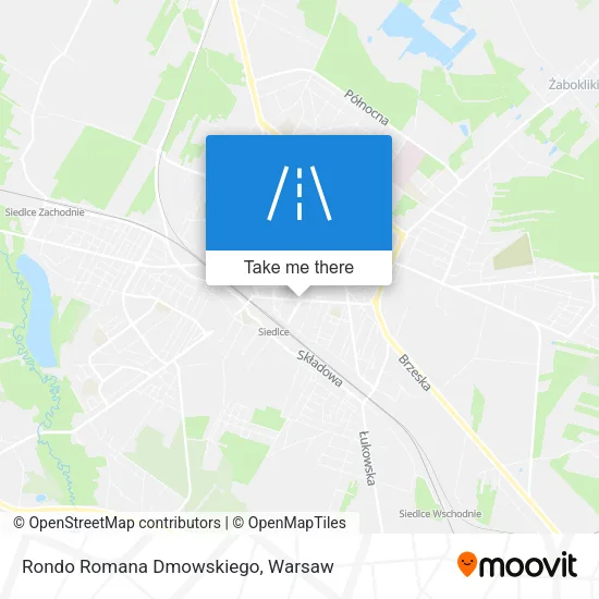 Rondo Romana Dmowskiego map