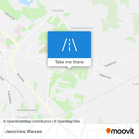 Jaworowa map