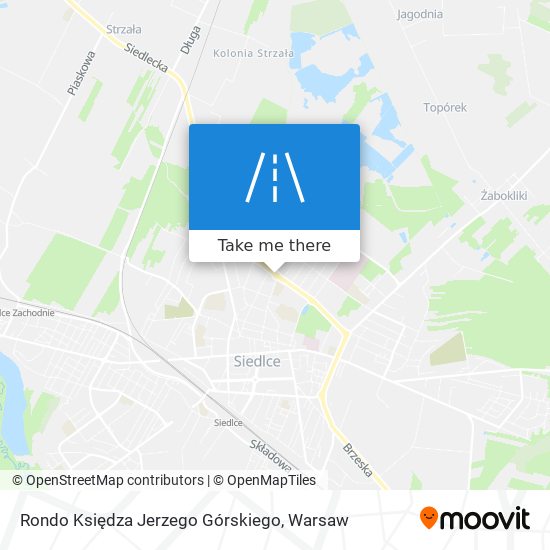 Rondo Księdza Jerzego Górskiego map