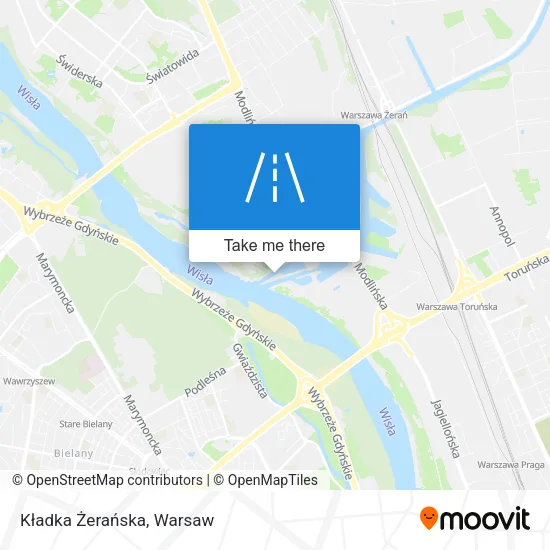 Карта Kładka Żerańska