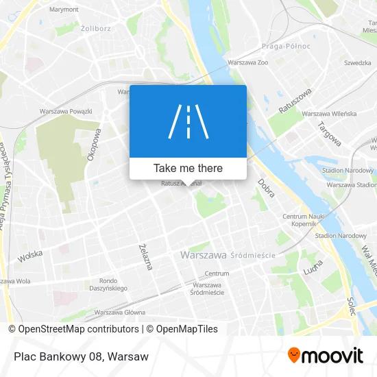 Карта Plac Bankowy 08