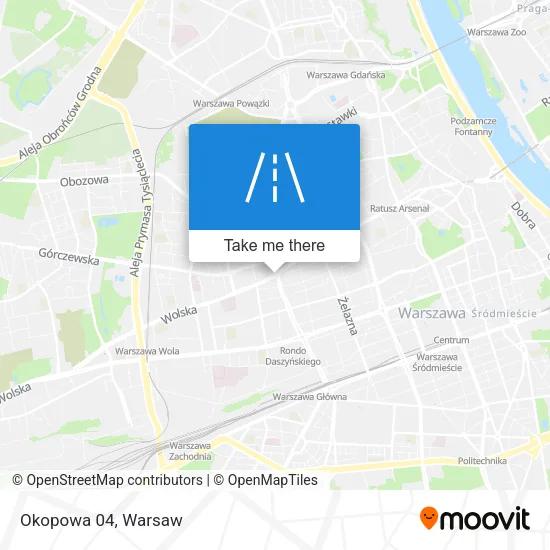 Карта Okopowa 04