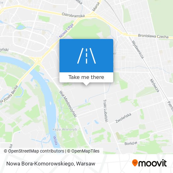 Nowa Bora-Komorowskiego map