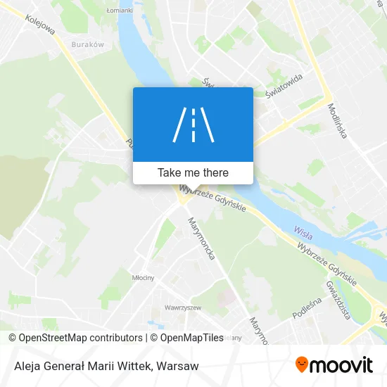 Карта Aleja Generał Marii Wittek
