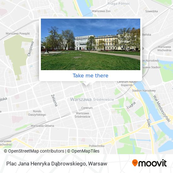 Plac Jana Henryka Dąbrowskiego map