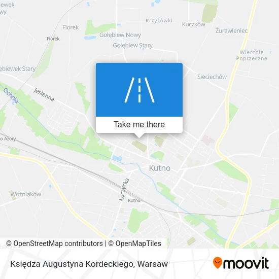 Карта Księdza Augustyna Kordeckiego