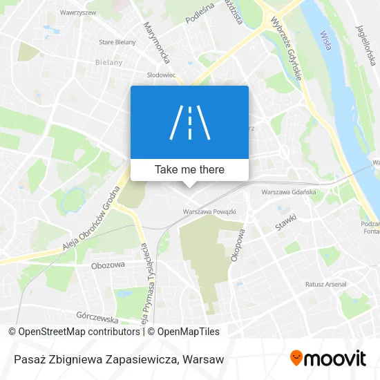Карта Pasaż Zbigniewa Zapasiewicza