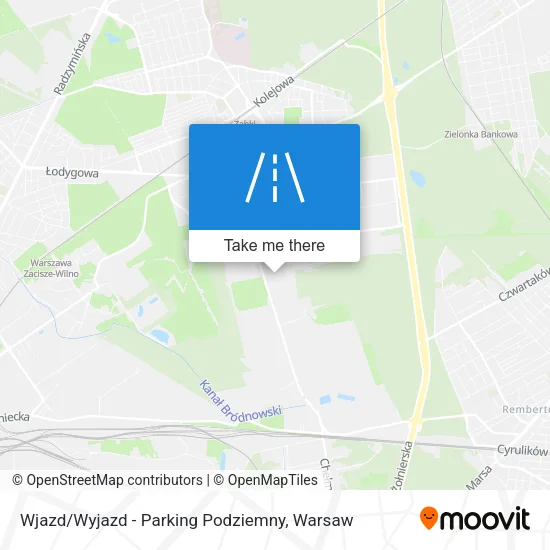 Карта Wjazd / Wyjazd - Parking Podziemny