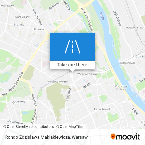 Rondo Zdzisława Maklakiewicza map