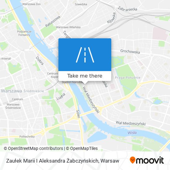 Zaułek Marii I Aleksandra Żabczyńskich map