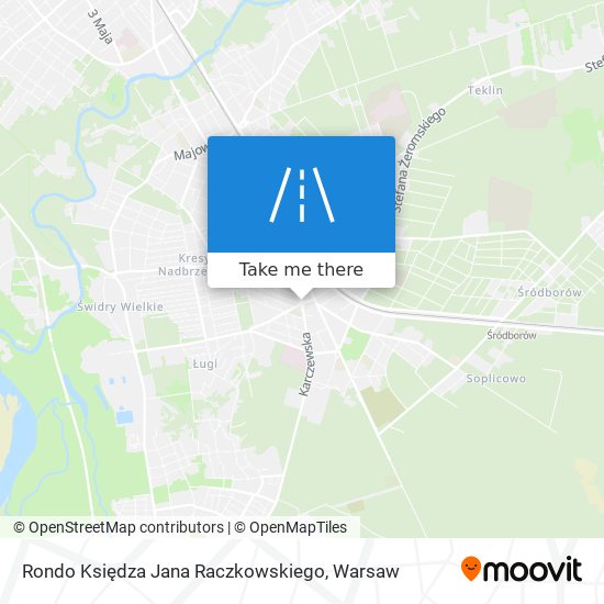 Rondo Księdza Jana Raczkowskiego map