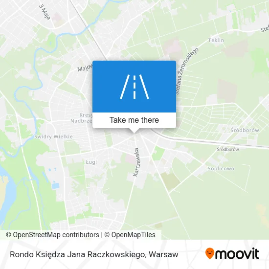 Карта Rondo Księdza Jana Raczkowskiego
