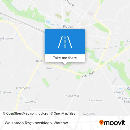 Карта Walentego Rzętkowskiego