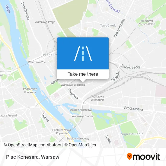 Карта Plac Konesera