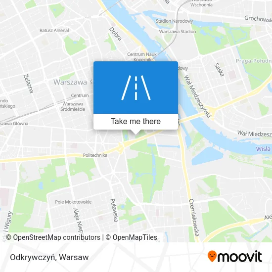 Карта Odkrywczyń