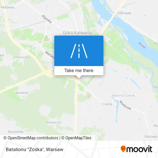 Карта Batalionu "Zośka"