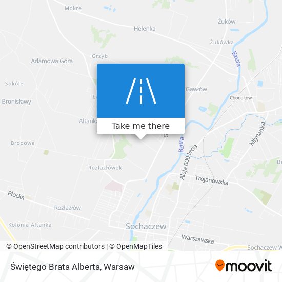 Карта Świętego Brata Alberta