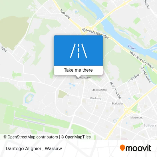 Карта Dantego Alighieri