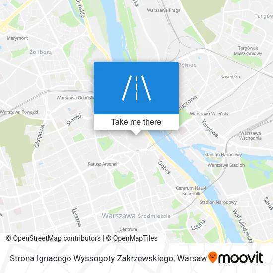 Карта Strona Ignacego Wyssogoty Zakrzewskiego