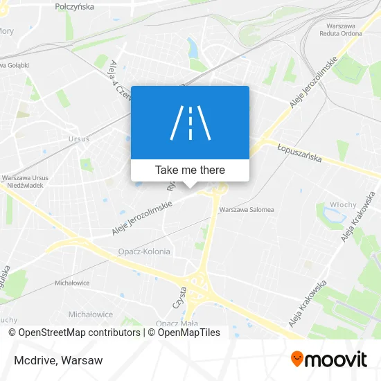 Карта Mcdrive