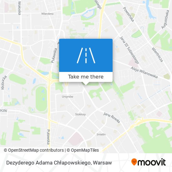 Dezyderego Adama Chłapowskiego map