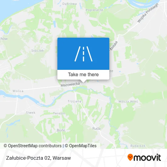 Карта Załubice-Poczta 02