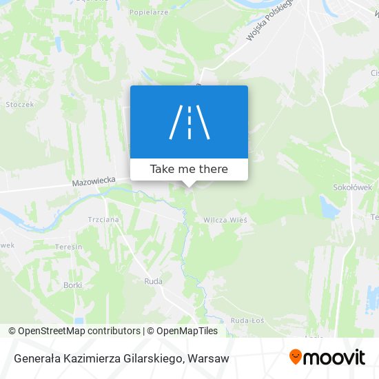 Generała Kazimierza Gilarskiego map