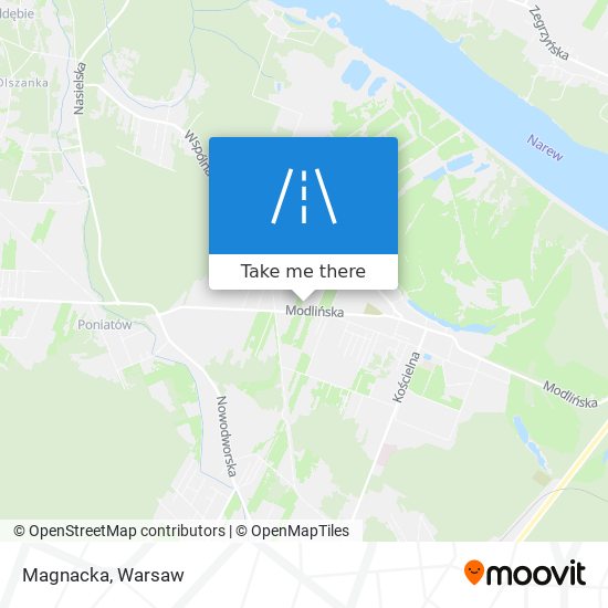 Magnacka map