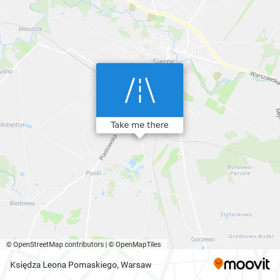 Księdza Leona Pomaskiego map