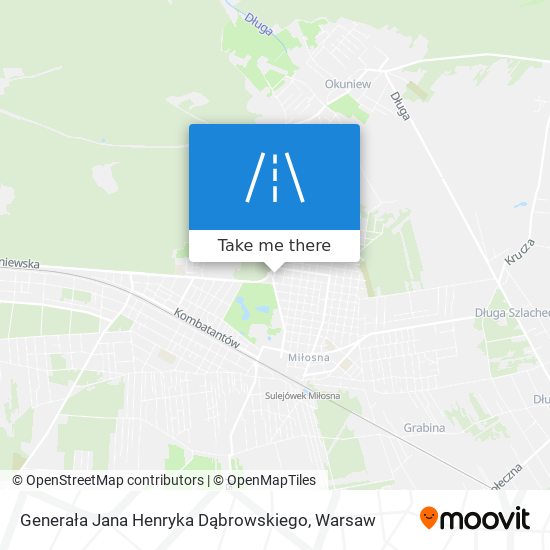 Generała Jana Henryka Dąbrowskiego map