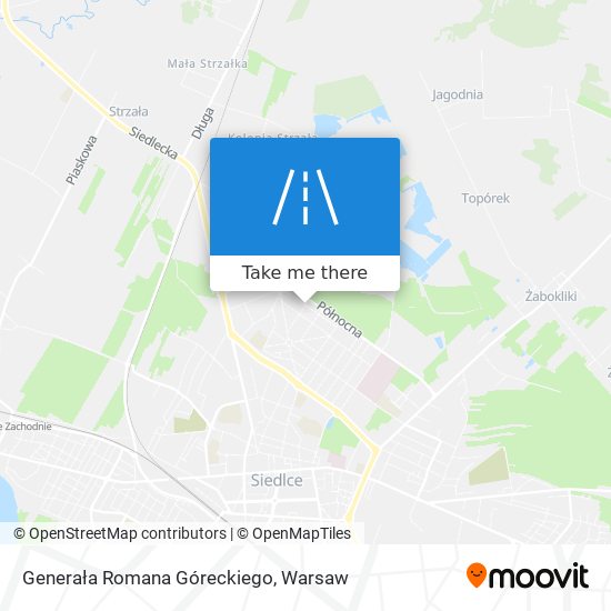 Generała Romana Góreckiego map