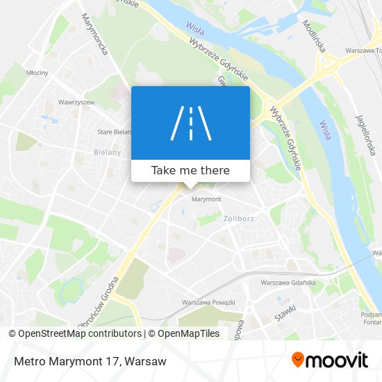 Metro Marymont 17 map